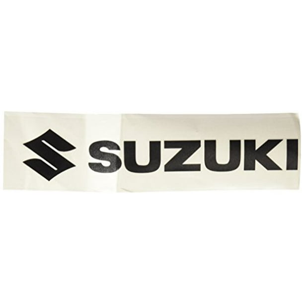Factory Effex 12-94414 Black 1 Suzuki Die-Cut Sticker 